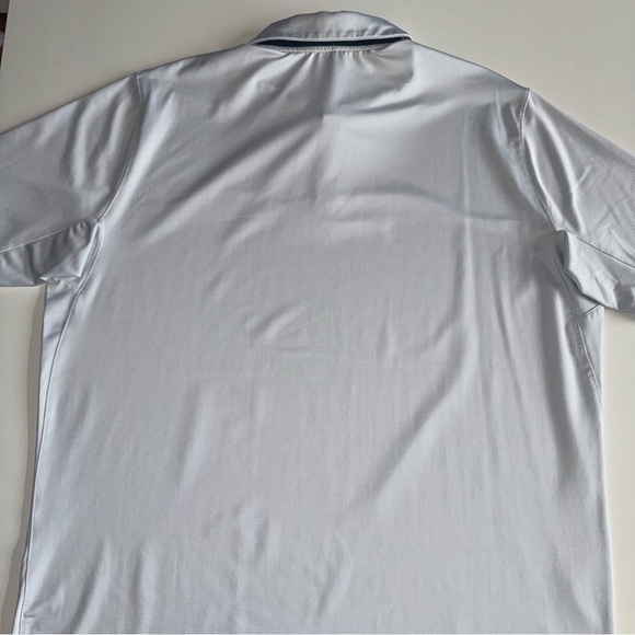 Nike Golf Polo Dri-Fit Gray Stripes Short Sleeve Size XL - Picture 7 of 7